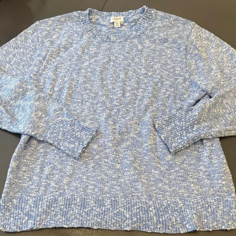 J. Crew blue Heather sweater - Picture 1 of 6